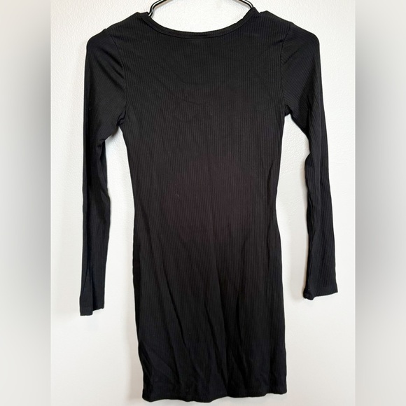🤍5 for 20$ Art Class Girls Black Ribbed Long Sleeve Dress Size Large 10/12 - Picture 2 of 9
